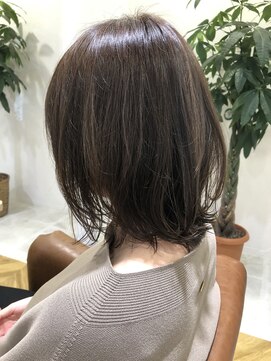 ジェービーヘア 稲毛(jb hair) 《30代40代50代大人気》大人可愛い外ハネゆるふわセミディ