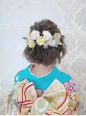 成人式　ボブヘアセット
