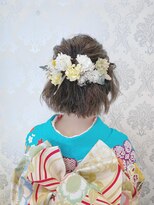 アンフィニワイズ ウェルディ長泉店(Infini-Y's) 成人式　ボブヘアセット
