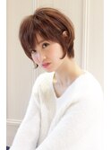【30代40代50代】トップふんわり耳かけ小顔ショート