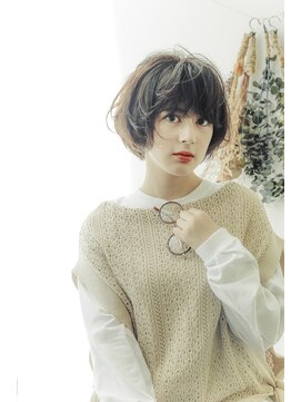 ページボーイ美容室 柔らかく仕上げるショートボブ