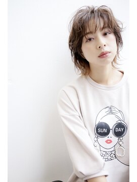 サニーズ(SUNNY'S by CONKS) デザインカラーとマッシュウルフのお洒落ヘア