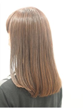 ミューク(mjuk) Uncut straight long style