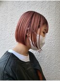 【零也】ミニボブ×ペールピンク