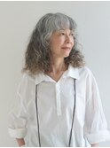 【えがお美容室】60代の方に☆ミディアムウェーブヘア