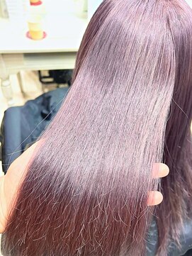 ミニョン(mignon) イメチェン/チェリーブラウン/フェミニン/モード/ダークアッシュ