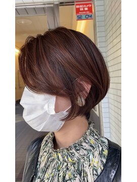 ラパサ(Lapasa) 前髪流しのクールショート