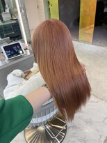 ロンドルーチェ 心斎橋(Lond luce)&nbsp;ダークアッシュ/ミディアムレイヤーカット［髪質改善/縮毛矯正］