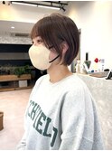 イメチェン/ショート/ショートボブ/ボブ/ブラウン