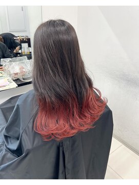 アライブ キチジョウジ(ALIVE Kichijoji) 【ALIVE吉祥寺】カシスレッドグラデーションカラー