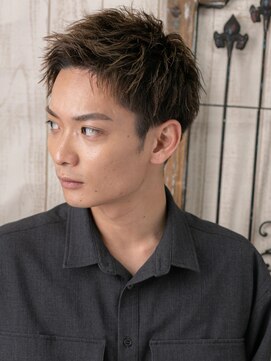 グルーミングサロン バーバー キャッスル 北浦和西口(Grooming salon Barber Castle) グレージュカラー小顔ハンサム耳だしベリーショートN北浦和