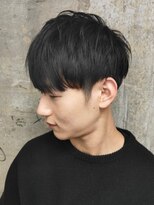 アルフレッド 平針店(alfRed)&nbsp;ツーブロック　マッシュショート　メンズショート　黒髪　爽やか