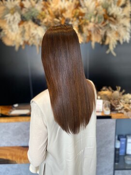 シロ(SHILO) 髪質改善ストレート【根本のみ】×髪質改善トリートメント/諏訪