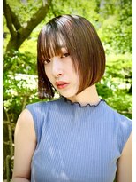 カーニバル 江古田(CARNIVAL) SOGAME-02 大人かわいい/小顔/ショートボブ/グレージュ/レイヤー