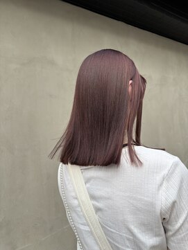 ユニコヘア(unico hair) ロブ×暖色color
