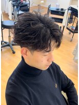 ビカム 名駅(become)&nbsp;フェザーパーマメンズマッシュ