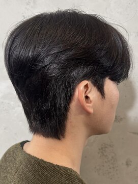 ノラ ヘアーサロン(NORA HAIR SALON) 韓国シースルーマッシュ黒髪マッシュカルマパーマダウンパーマ