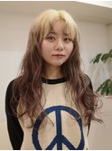 !ダブルカラーハイトーンカラーケアブリーチインナーカラー#原宿