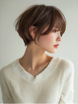 フレイムス ヘア アンド リラックス 高崎駅西口店(Frames hair&relax) 大人ショート【フレイムス高崎】