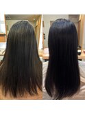 【髪質改善x縮毛矯正】SILKストレート