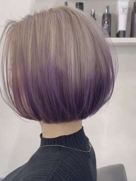 ラキング ギンザ トウキョウ(LAKING GINZA) くびれヘア/アプリコットオレンジ/夏/ハイライトカラー[銀座駅]