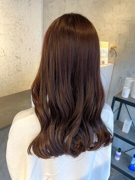 ヘアデザインファブロ イオンモール宮崎店(hair design FABRO.) ピンクブラウン/ココアブラウン/暖色系カラー