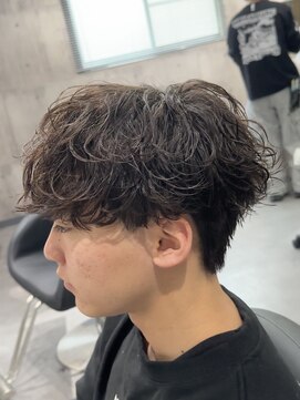 ビカムメンズヘアー 栄店(become men's hair) 新パーマ!フリップウェーブシャドウパーマ波巻きパーマ