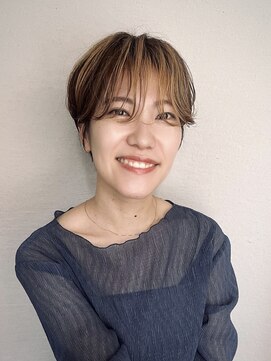 シュク 高円寺(SYUK) マッシュショート/ハイライトカラー/SYUK高円寺【青木】