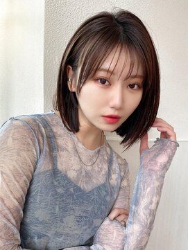 アフロート エル 大阪(AFLOAT L) 丸みショートボブ/30代/40代/50代/ショコラブラウン