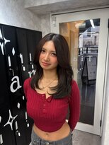 ティアム 渋谷店(Tiam shibuya) 伸ばしかけヘア/小顔ヘア/ブリーチなしカラー/髪質改善