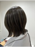 切りっぱなしオリーブカラー