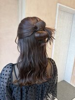 オン キャナルシティ博多前店(on)&nbsp;【中里恵梨】ヘアセット/ハーフアップ/カチモリヘア/参列ヘア