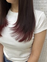 オーガスト ヘア ネイル(AUGUST hair nail)&nbsp;レイヤー×裾カラー