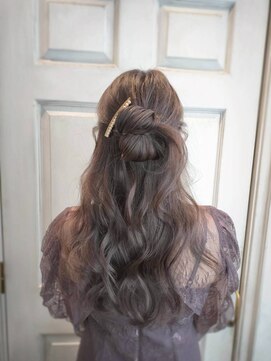 アロマ ヘアー ルーム 新宿3号店(AROMA hair room) 結婚式/二次会/パーティー/お呼ばれ/ウェーブ/パールピン/お団子