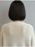 20代30代40代◎前下がりボブ/ストレート/暗髪グレージュ赤羽