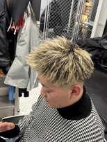 リプレイ 草津店(RIPLAY)&nbsp;MEN’S HAIR/サーフカール/刈り上げセンターパート/草津