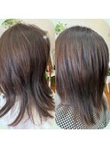 髪質改善カットカラー