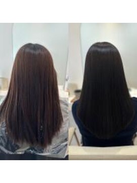 シンシア 銀座(sinsia) 20代　艶々な髪はsinsストレートで作る