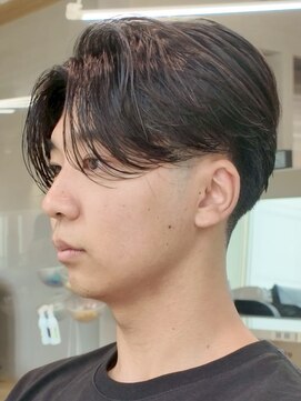 フィフス 渋谷(fifth) 渋谷ルーズニュアンスフェザーパーマフルバングビジネスショート