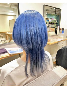 ラピスタ 池袋(Lapista) 韓国ヘアレイヤーカットダブルハイライトカラー【Lapista池袋】