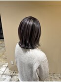 伸びても気にならないアンブレラカラー/プラチナシルバー◎