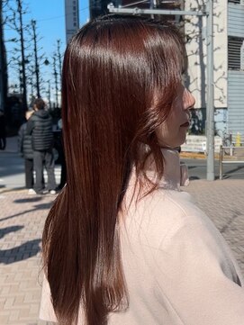 ララルーモ 渋谷公園通り店(LaLarOomo) 視線を奪う圧倒的艶感。極上ロングの髪質改善ヘア