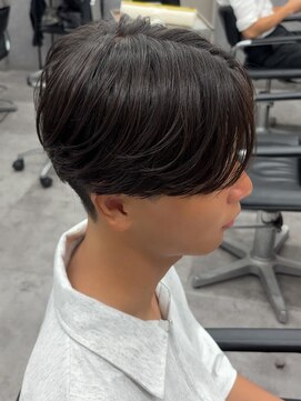 エルマーク 松山(L-MARK) マッシュヘア/フェザーパーマ/メンズヘア/men's