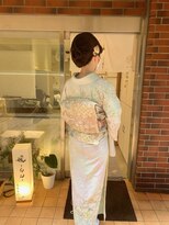 媛(en)&nbsp;パーティー着付け☆訪問着着付け、ヘアー