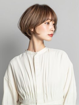 リクリエイション(re:creation)の写真/《白髪が馴染む白髪ぼかしカラー》30代40代の大人女性にグレイカラーが大人気な名古屋市東区筒井の美容室♪