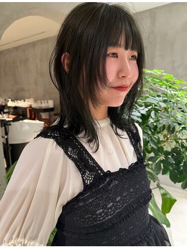 ハウ 心斎橋(how) ブリーチなしカラー◆透明感カラーとレイヤーカットで夏小顔ヘア