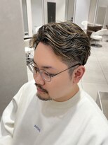 アース 焼津店(HAIR&MAKE EARTH)&nbsp;デザインカラー×似合わせカット×メッシュ