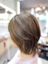 ビーワンヘアー 藤井寺 土師ノ里(B1hair)&nbsp;ショートウルフ/40代/50代