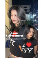 ローレン(Rollen)&nbsp;ダークオリーブグレージュカラー/色っぽさUPレイヤーカット