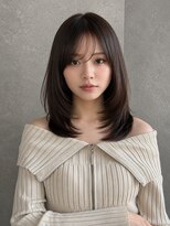 ロンドポレール 北千住(Lond polaire)&nbsp;ミルクティーベージュ/ミディアムレイヤー/ロングレイヤー